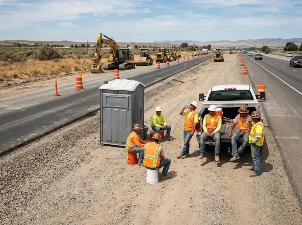 highway-road-construction-crew-007 — frequently asked questions, Porta Potty and Restroom Rentals in Jacksonville, OR